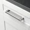 Gliderite Hardware 7-1/4 in. Satin Nickel Rounded Back Plate 6-1/4 in. Center to Center - 7343-160-SN 7343-160-SN-1 - alternate 2